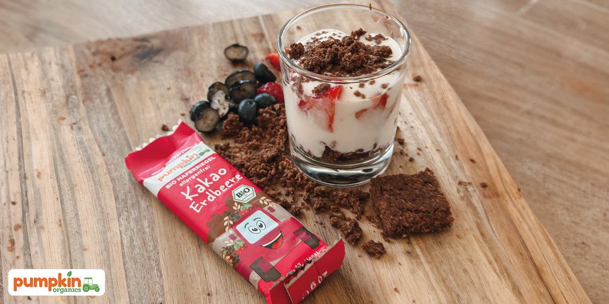 Beeriges Joghurt-Haferriegel Dessert - Pumpkin Organics