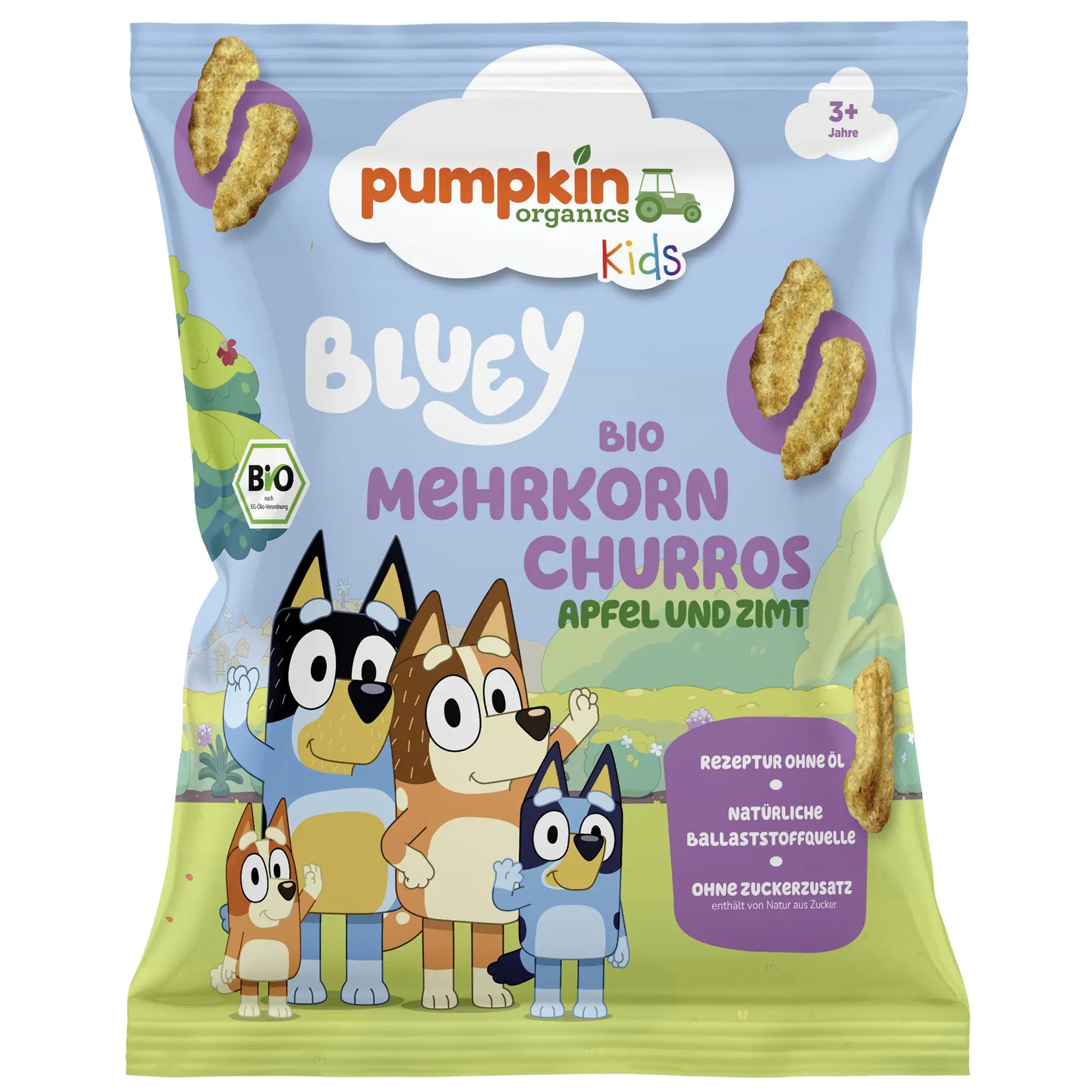 Bluey Bio Mehrkorn Churros Apfel und Zimt