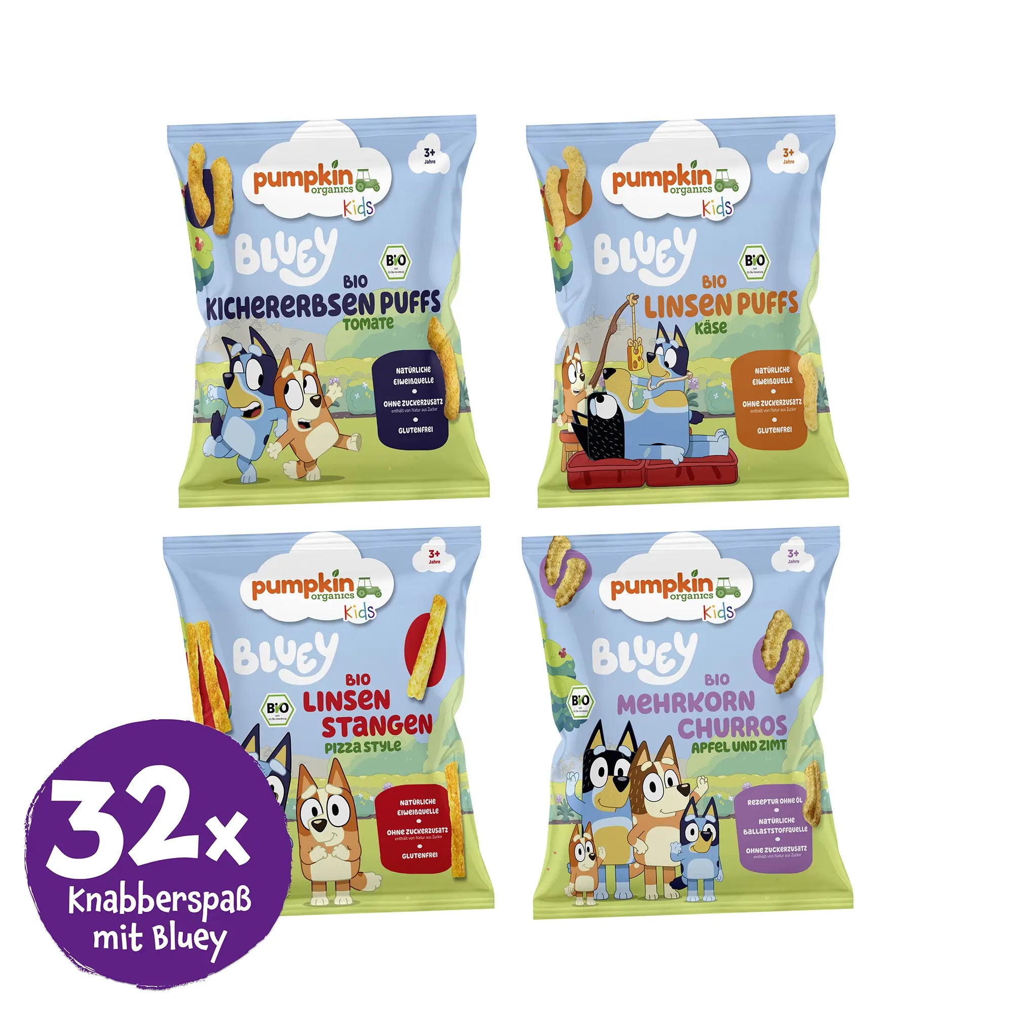 Bluey Knabbersnack Bundle