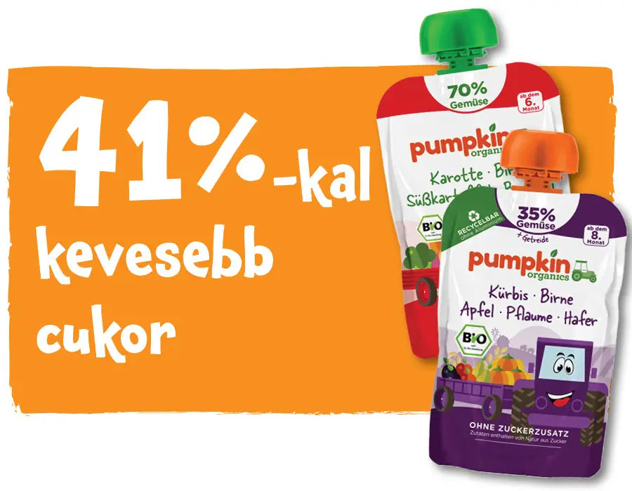 41%-kal kevesebb cukor