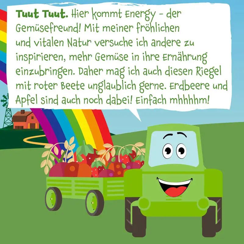 Bio Haferriegel Apfel Rote Beete Erdbeere - Pumpkin Organics