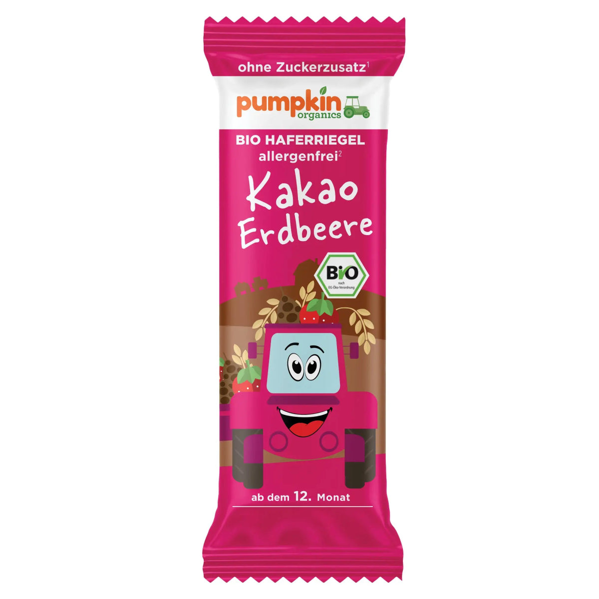 Bio Haferriegel Kakao Erdbeere - Pumpkin Organics