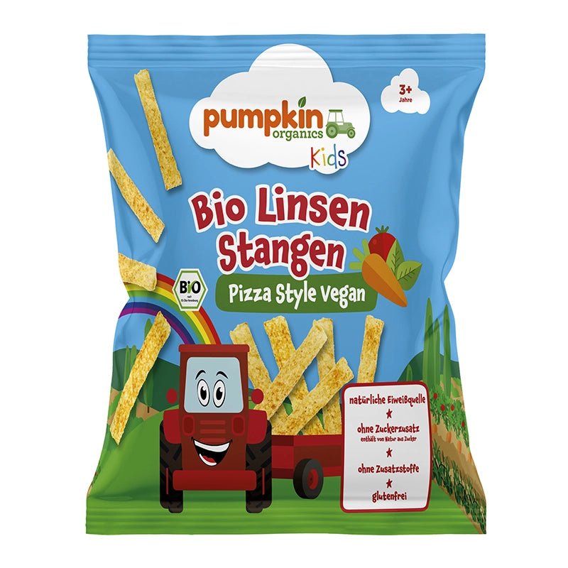 Bio Linsen Stangen Pizza Style Vegan - Pumpkin Organics