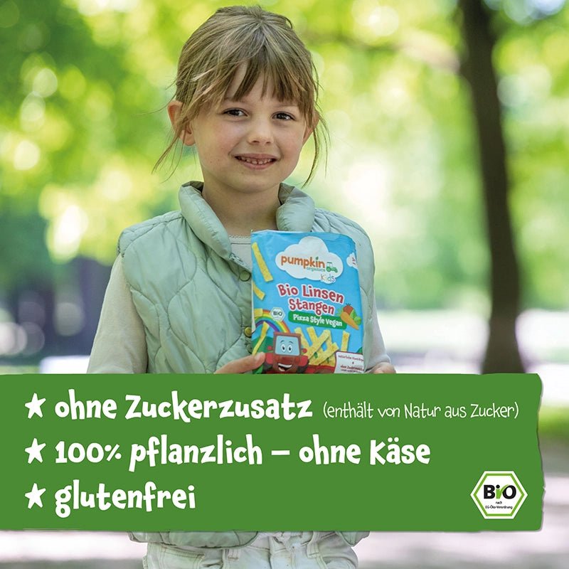 Bio Linsen Stangen Pizza Style Vegan - Pumpkin Organics