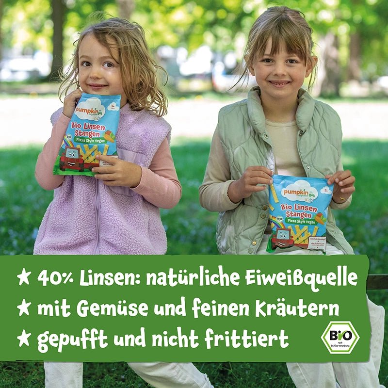 Bio Linsen Stangen Pizza Style Vegan - Pumpkin Organics