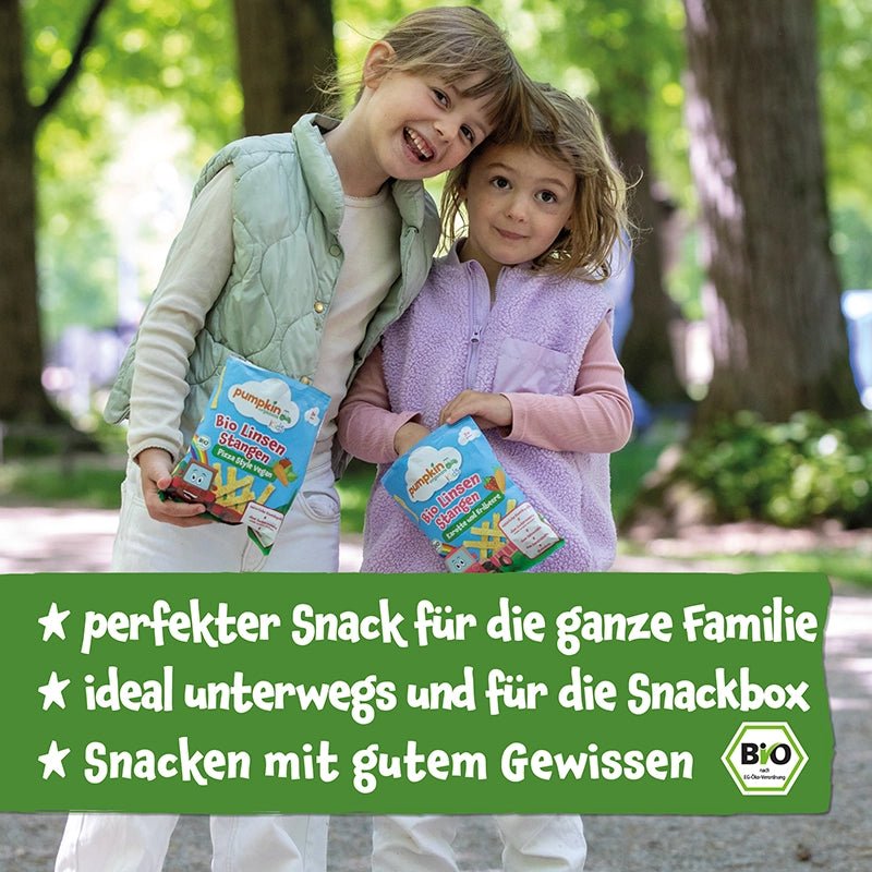 Bio Linsen Stangen Pizza Style Vegan - Pumpkin Organics