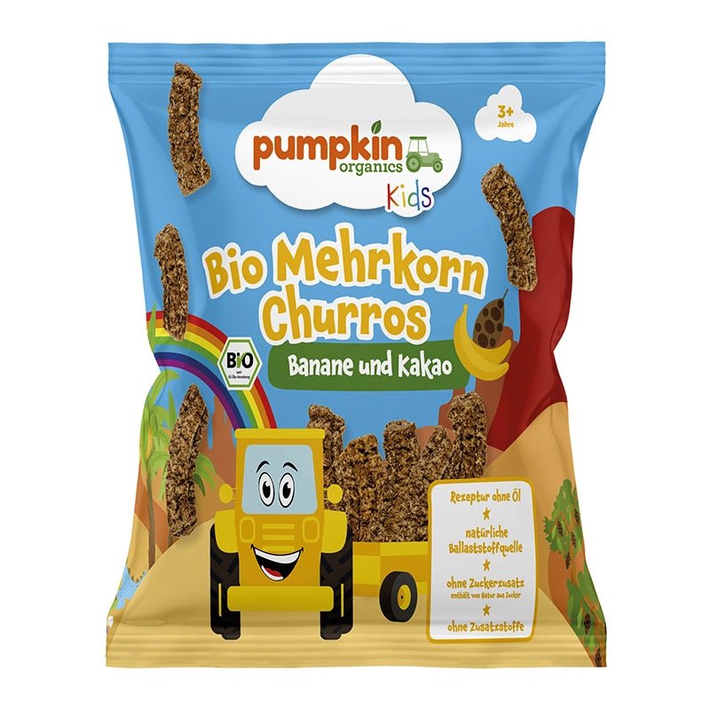 Bio Mehrkorn Churros Banane und Kakao - Pumpkin Organics