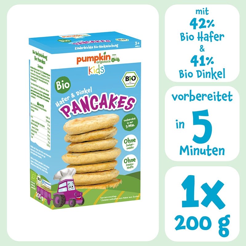 Bio Pancakes Hafer & Dinkel - Pumpkin Organics
