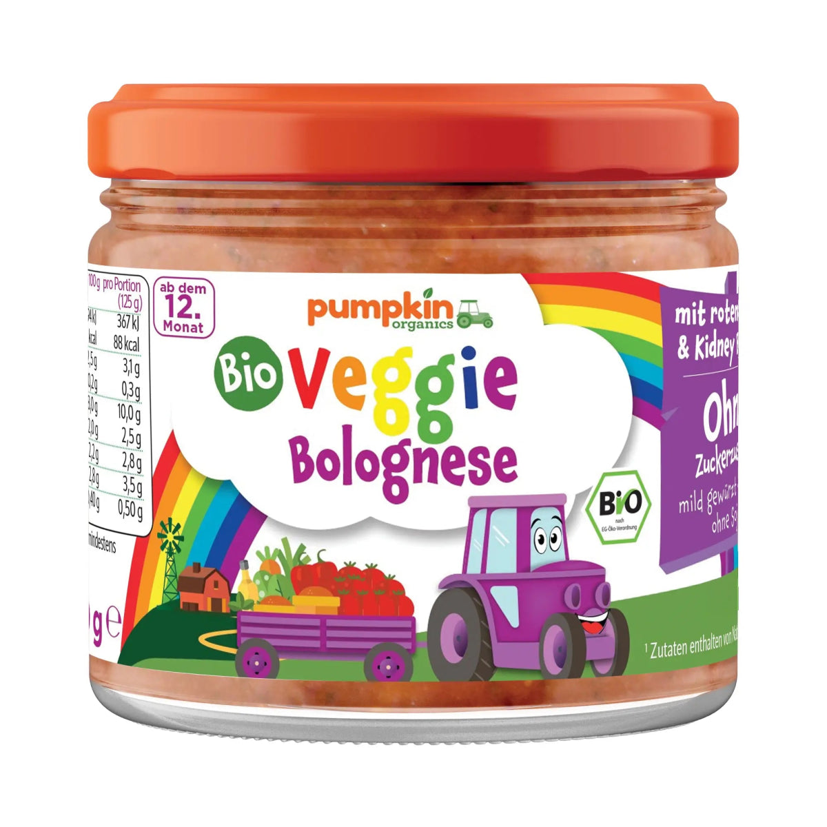 Bio Veggie Bolognese - Pumpkin Organics