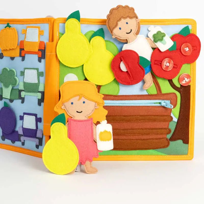 Quiet Book Gemüsefarm - Pumpkin Organics