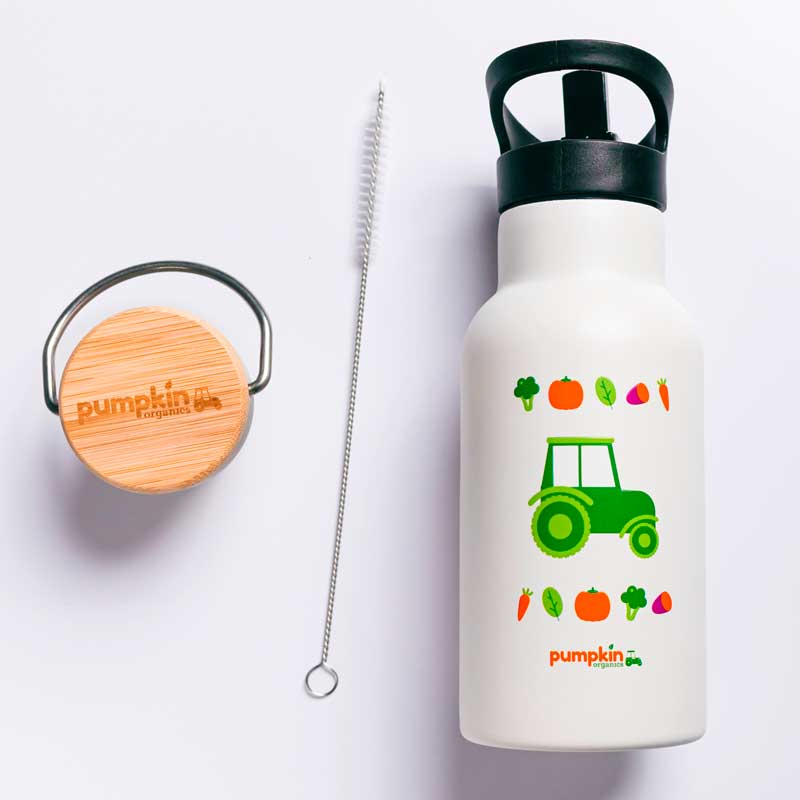 Lunchbox - Set aus Trinkflasche und Brotdose - Pumpkin Organics