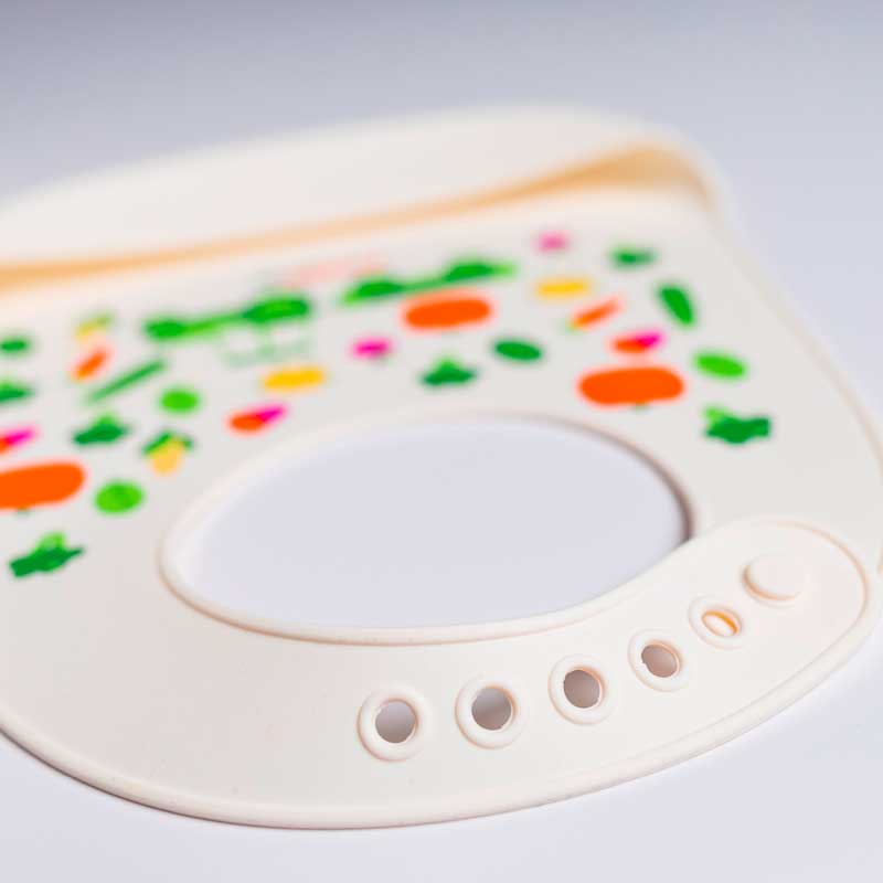 Silikon Lätzchen BPA - frei - Pumpkin Organics