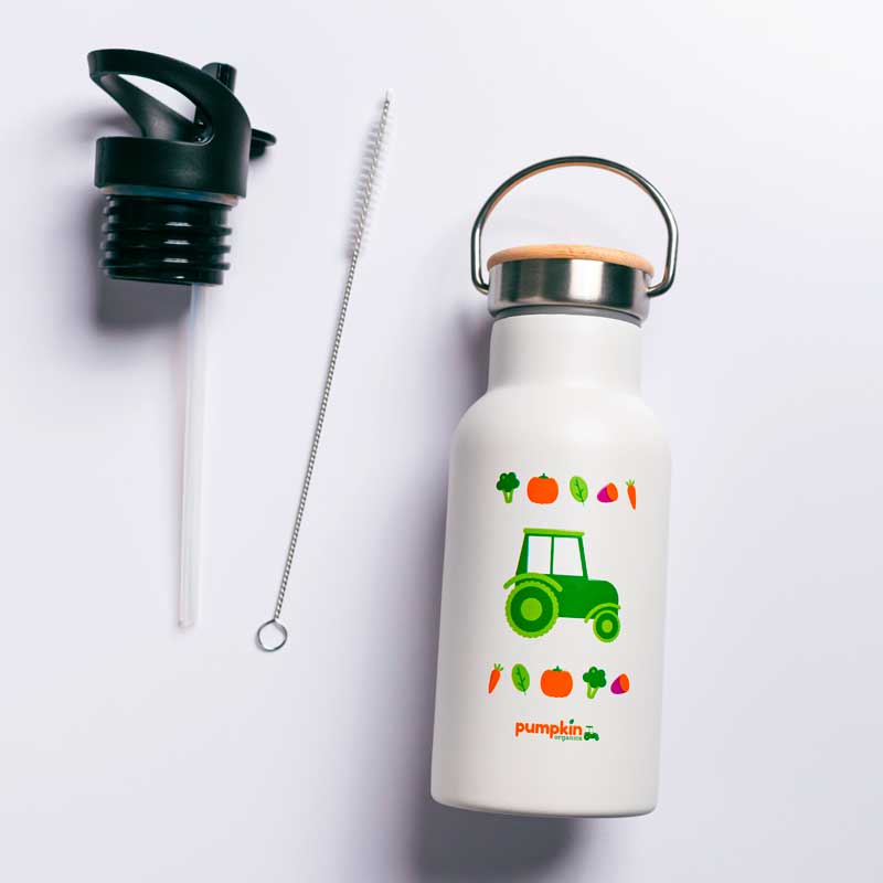 Trinkflasche aus Edelstahl - Pumpkin Organics