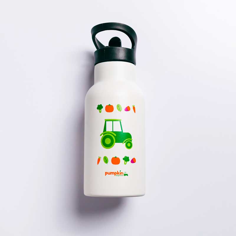 Trinkflasche aus Edelstahl - Pumpkin Organics