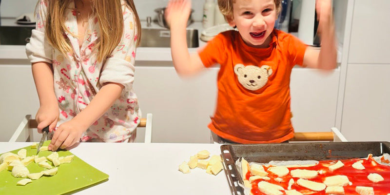 Pizza-Party mit der ganzen Familie