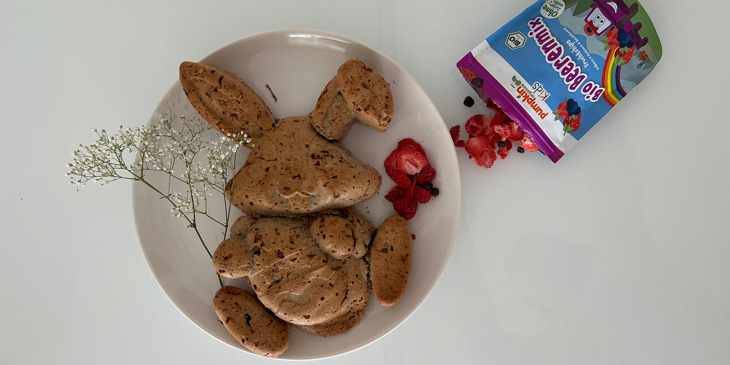 Osterbacken für Kinder: Fruchtiges Bananenbrot-Häschen