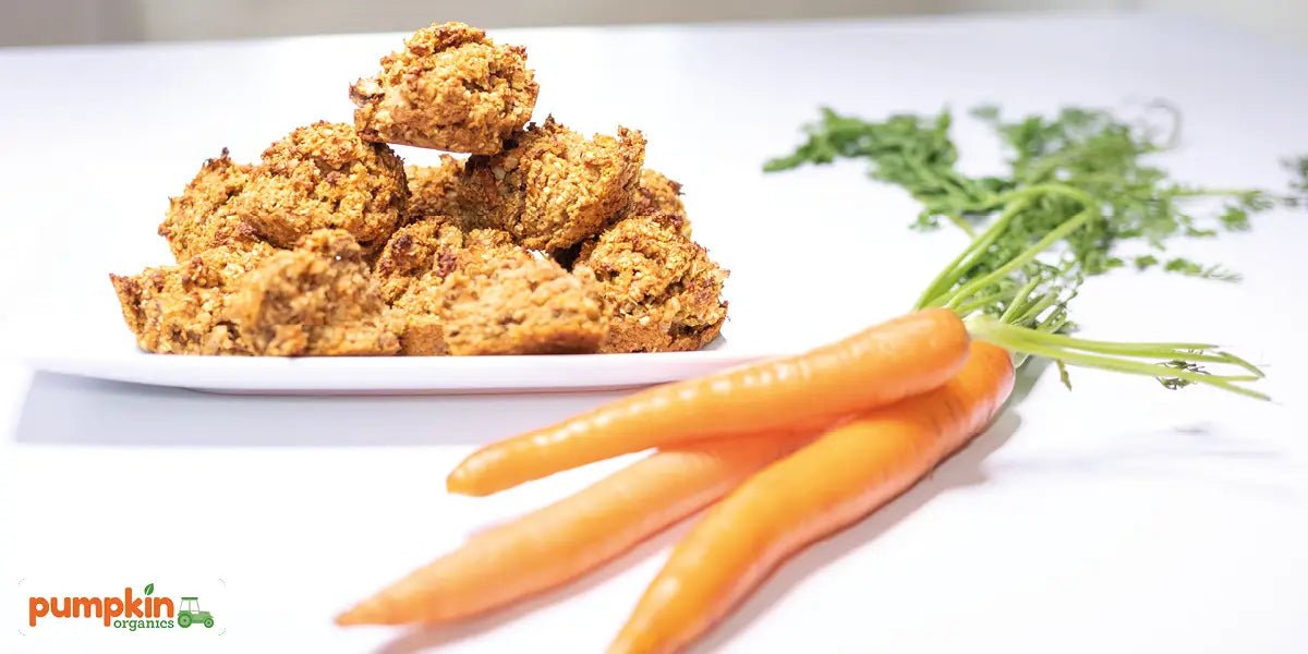 Karotten Muffins mit Haferflocken - Pumpkin Organics