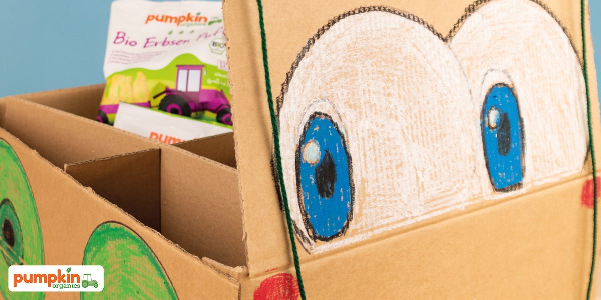 Suuuper schnelles Umkarton-Auto - Pumpkin Organics