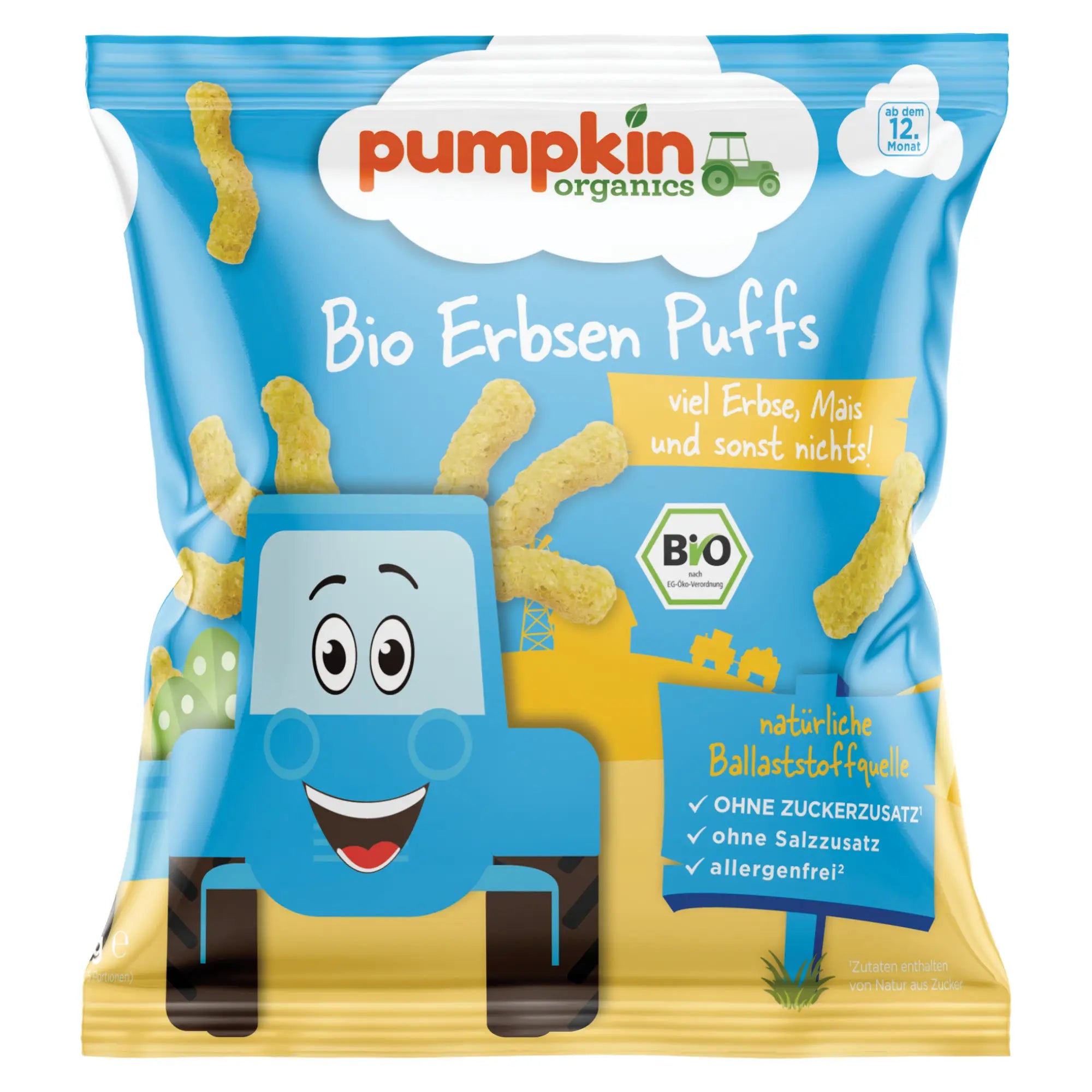 Bio Erbsen Puffs