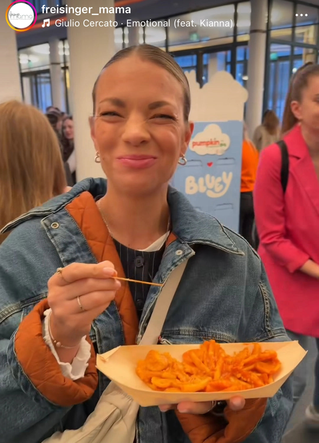 @freisinger_mama genießt die Bluey Pasta Sauce