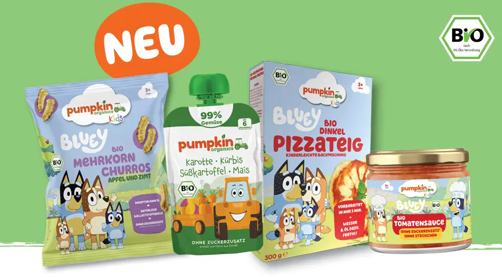 Neue Bio Gemüse-Quetschies