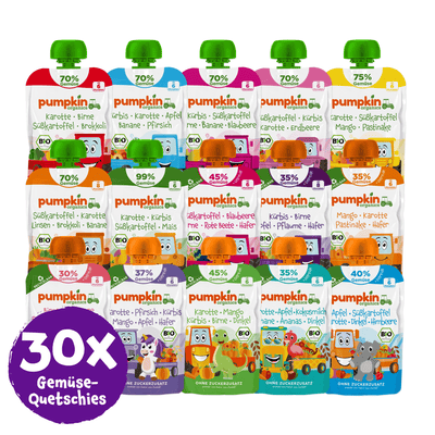 Bio Gemüse-Quetschie Probierpaket