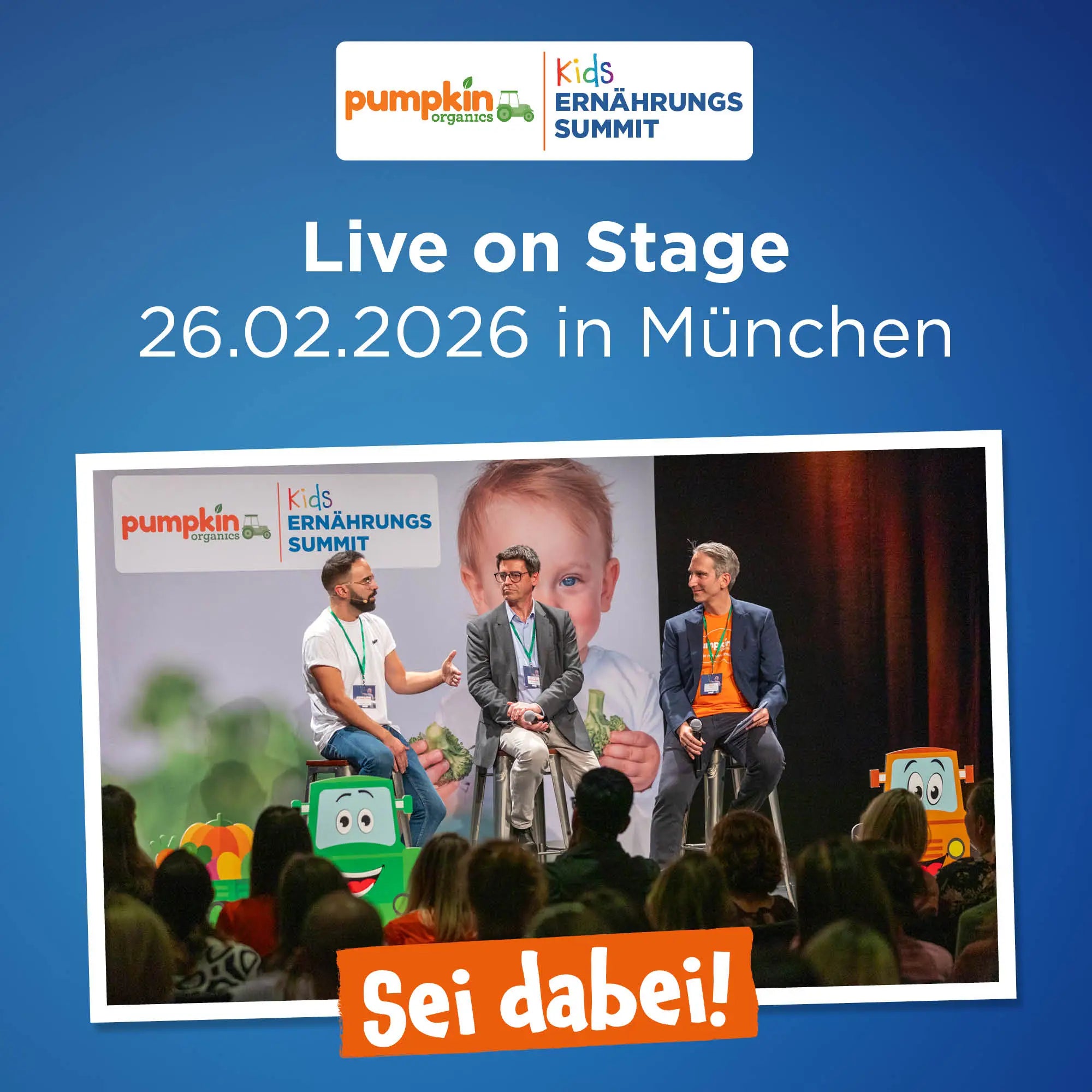 Ticket: Kids Ernährungs Summit – Live on Stage München
