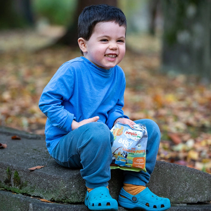 Bluey Spielzeug und Snacks