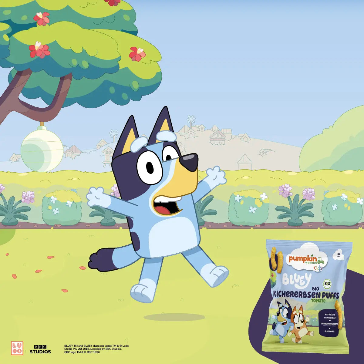 Bluey mit Bluey Snack