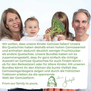 Die "Blauen" Bio Gemüse-Quetschies