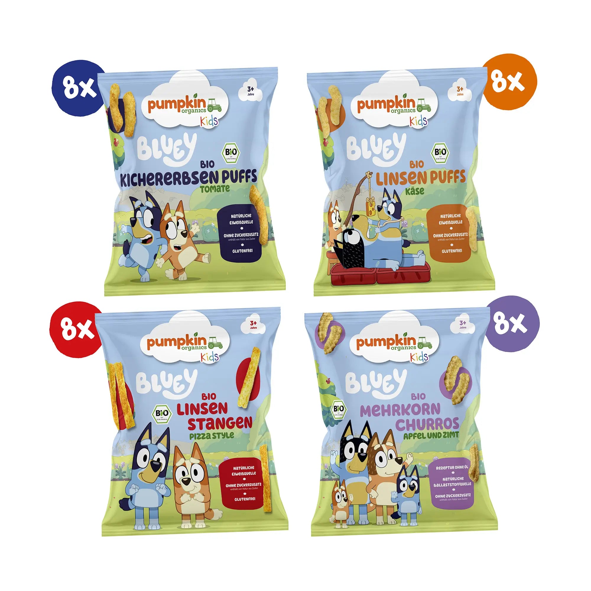 Bluey Knabbersnack Bundle