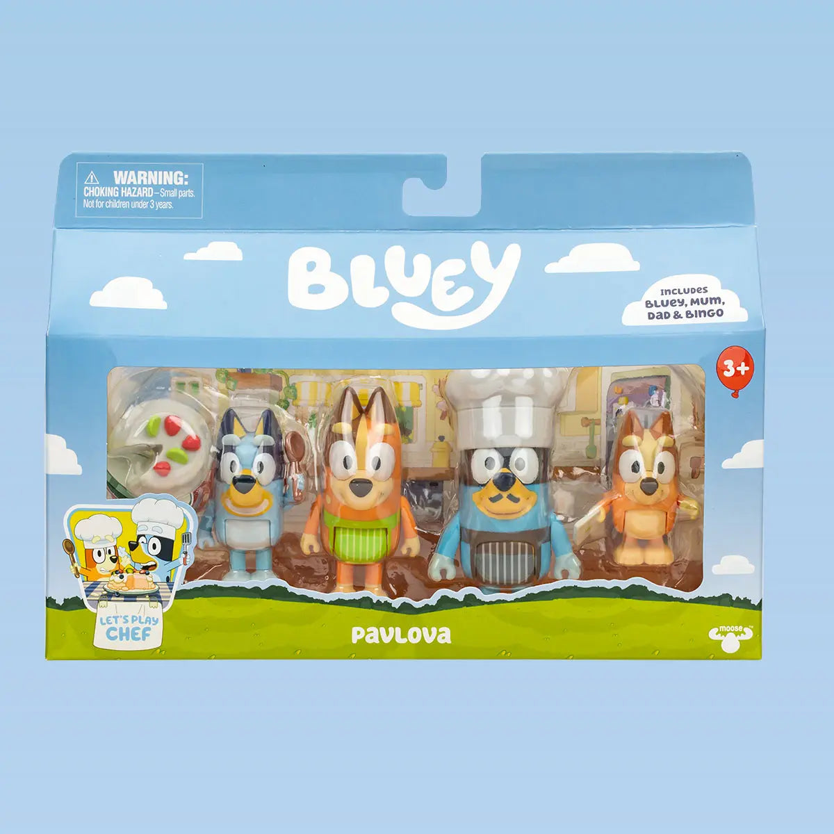 Moose Toys Bluey Pavlova Figuren Set