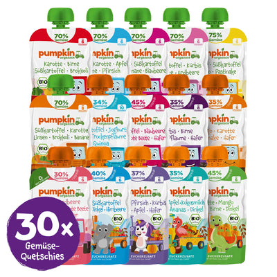 Bio Gemüse-Quetschie Probierpaket