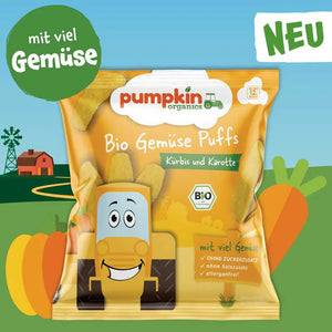 Pumpkin Organics Gemüse Puffs Kürbis und Karotte