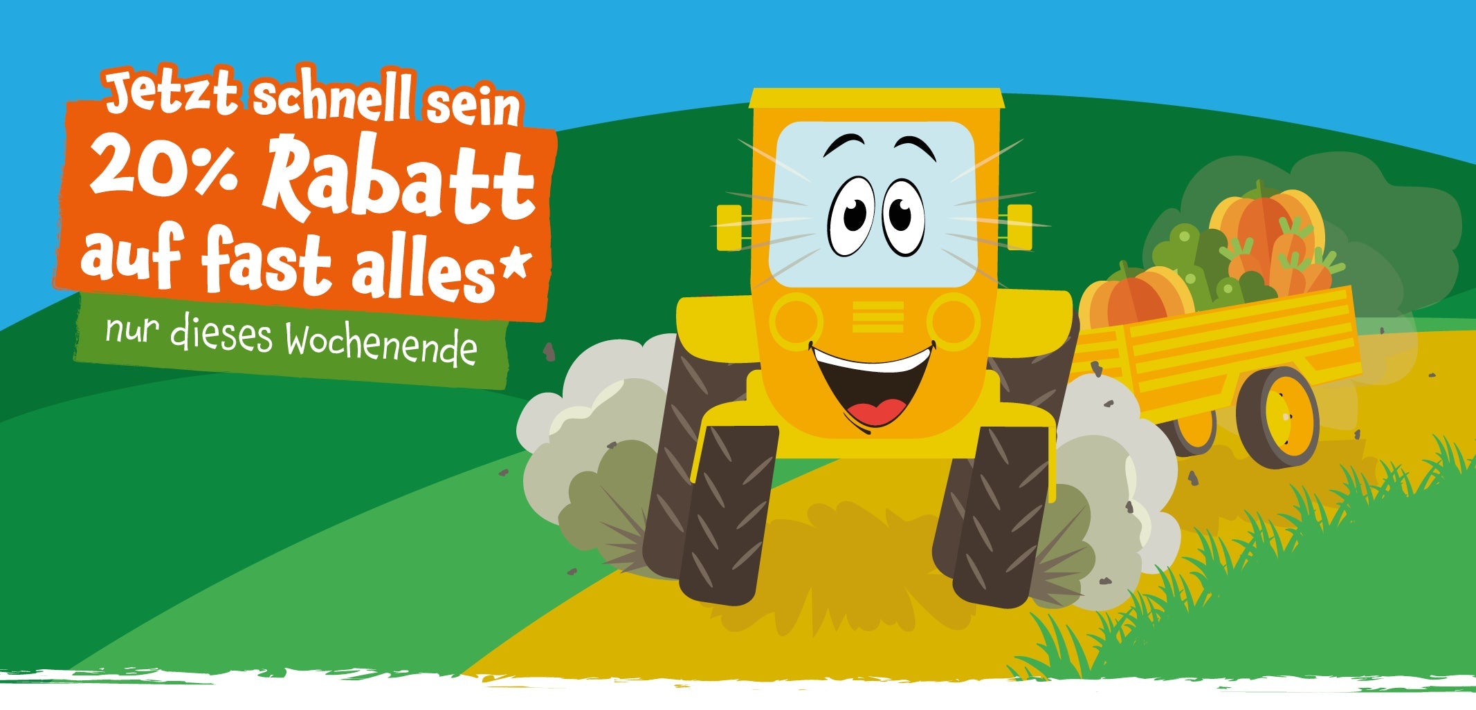 Jetzt schnell sein: 20% Rabatt auf fast alles nur dieses Wochenende