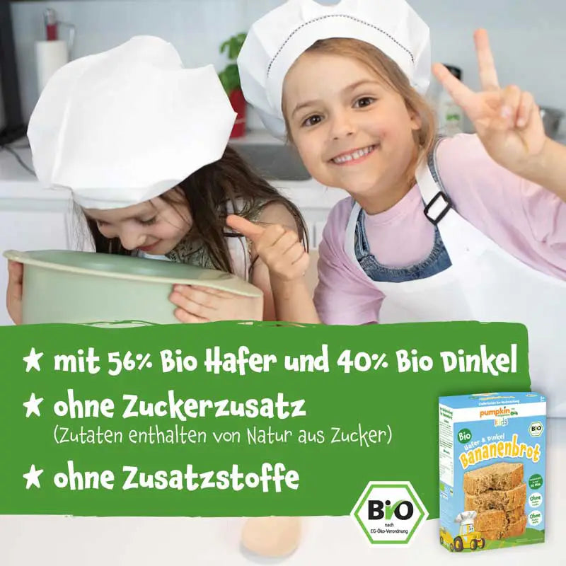 Kinder backen mit Backmischung für Kinder