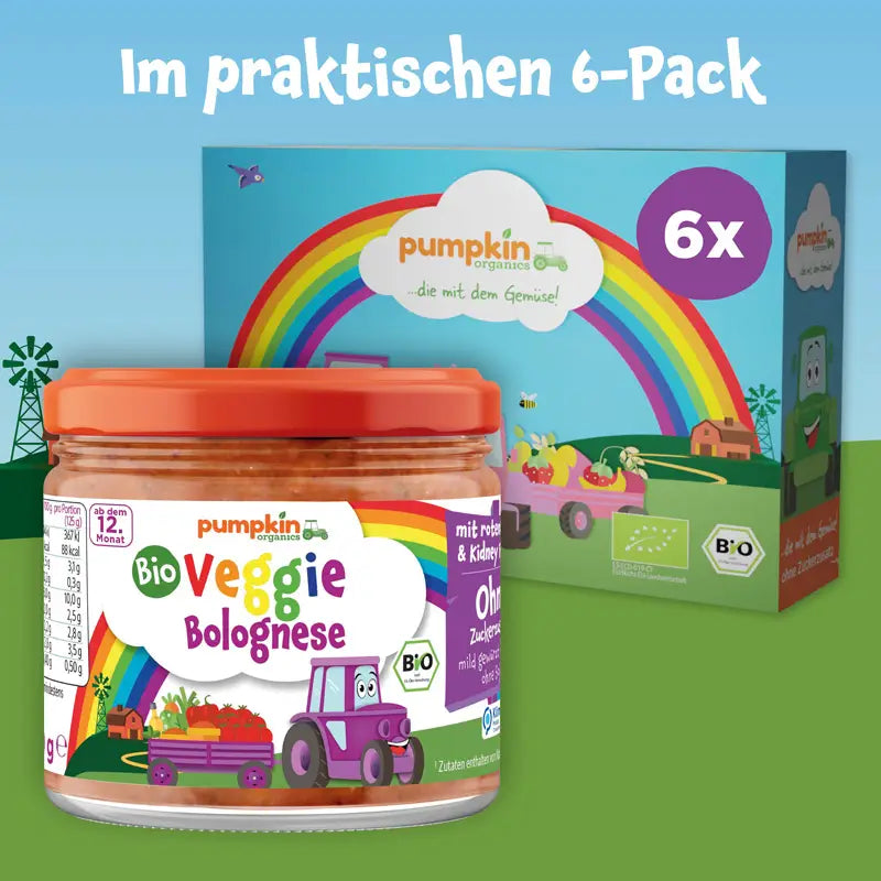 Veggie Bolognese für Kinder im 6er Pack