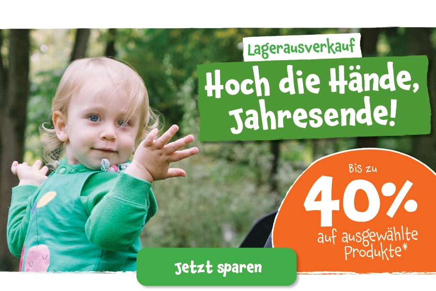 Teaser Lagerausverkauf: Hoch die Hände, Jahresende! Bis zu 40% sparen. Link 