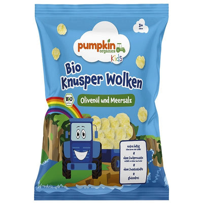 Bio Knusper Wolken Olivenöl und Meersalz - Pumpkin Organics