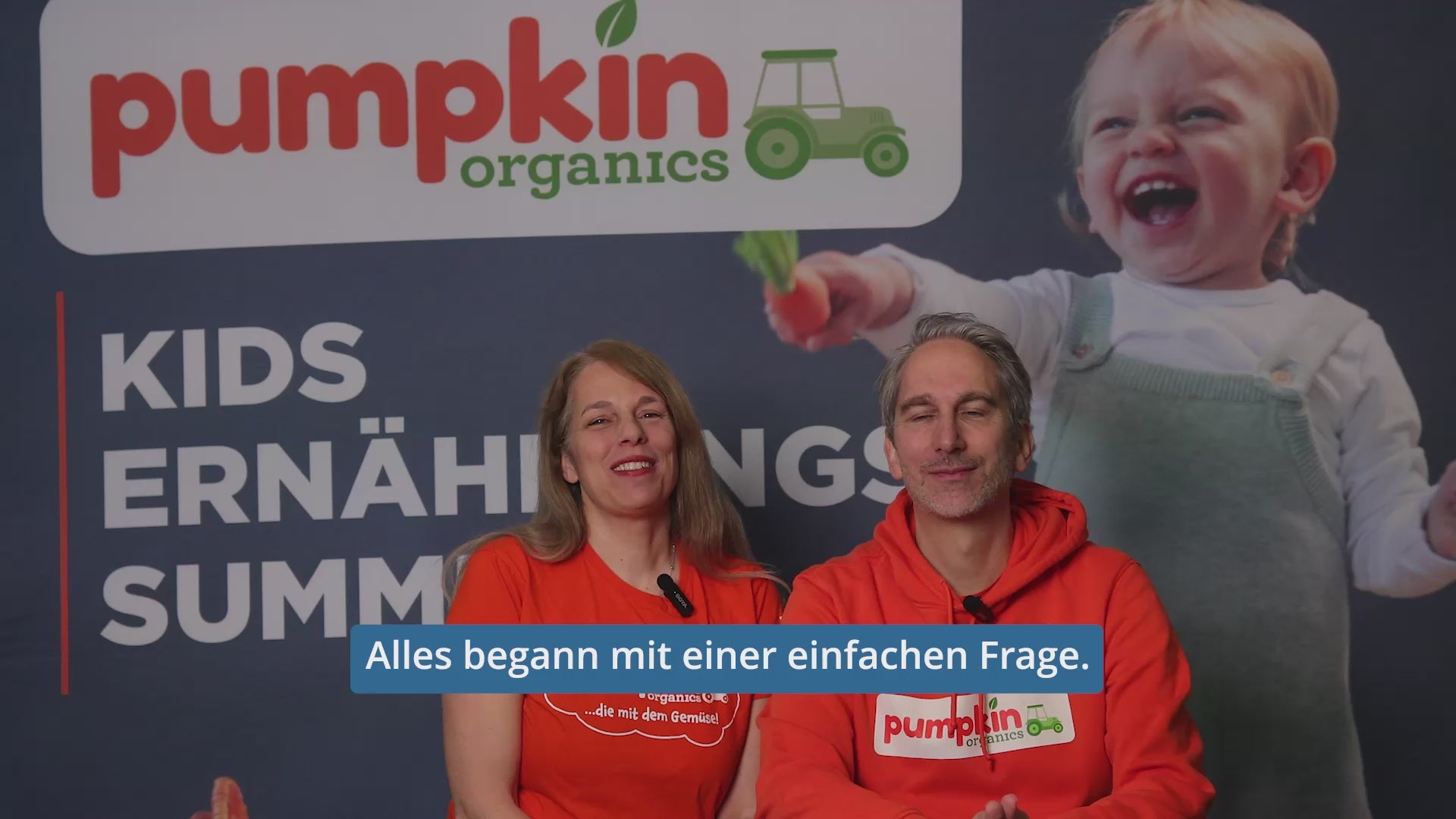 Video über den Pumpkin Organics Kids Ernährungs Summit