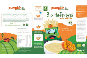 Bio Haferbrei mit Kürbis - Pumpkin Organics